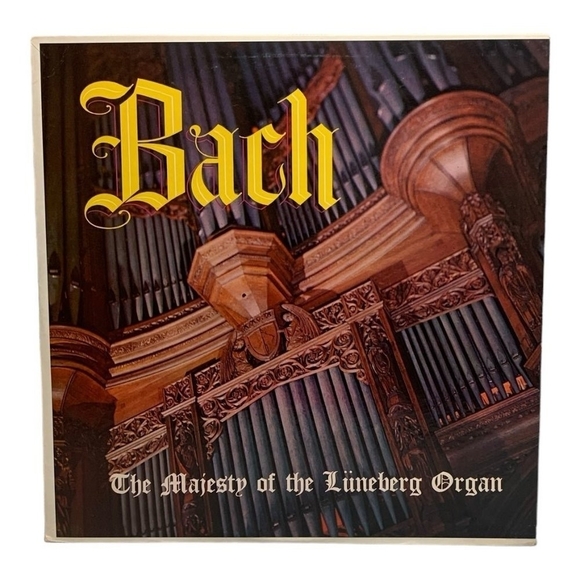 LP Johann Sebastian Bach - The Majesty Of The Luneberg Organ Vinyl Record - Picture 1 of 2